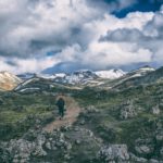 Hiking mountain paths