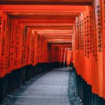 The red gates of Fushimi Inari shrine in Kyoto